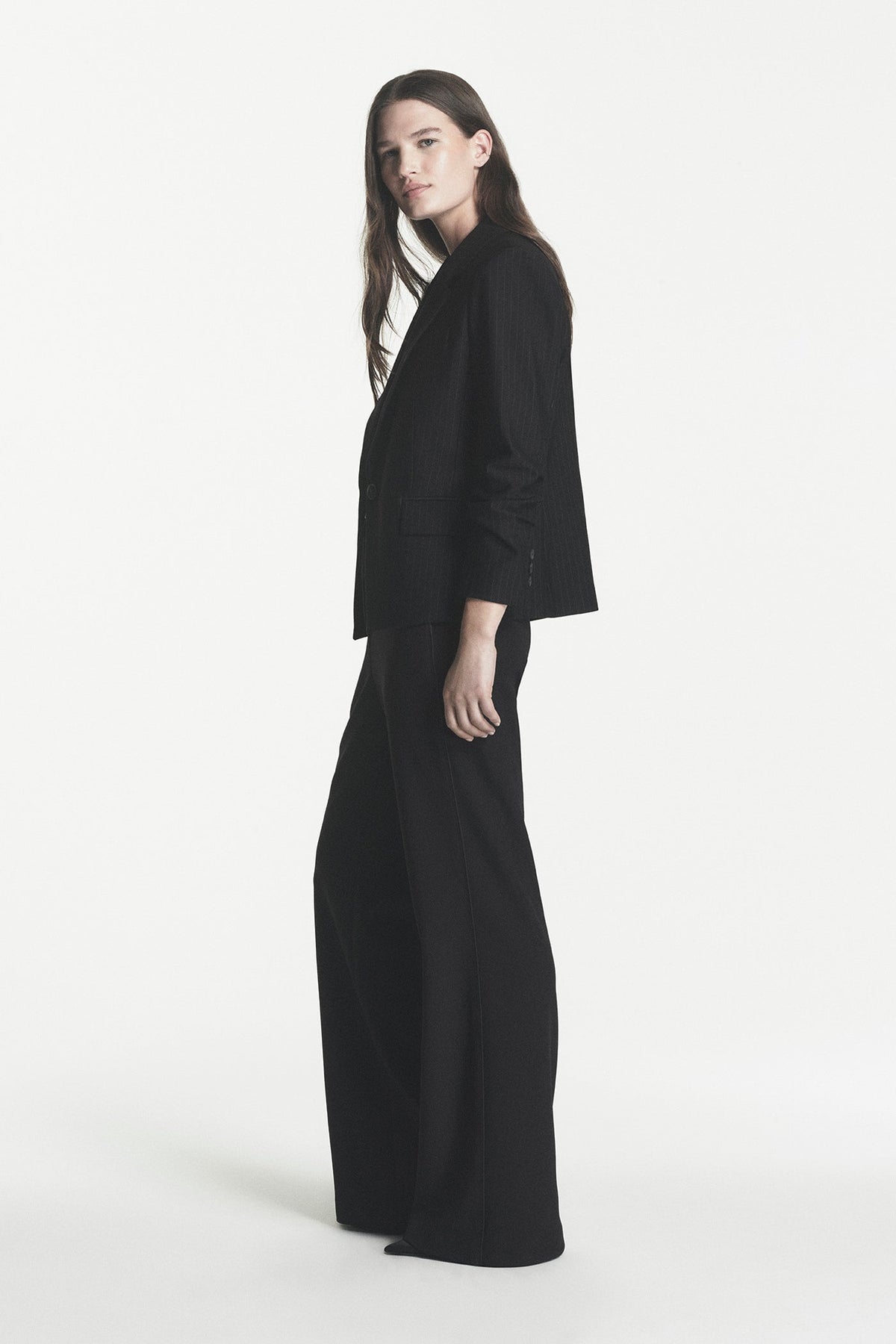 FRONT BUTTON BLAZER Black | DKNY