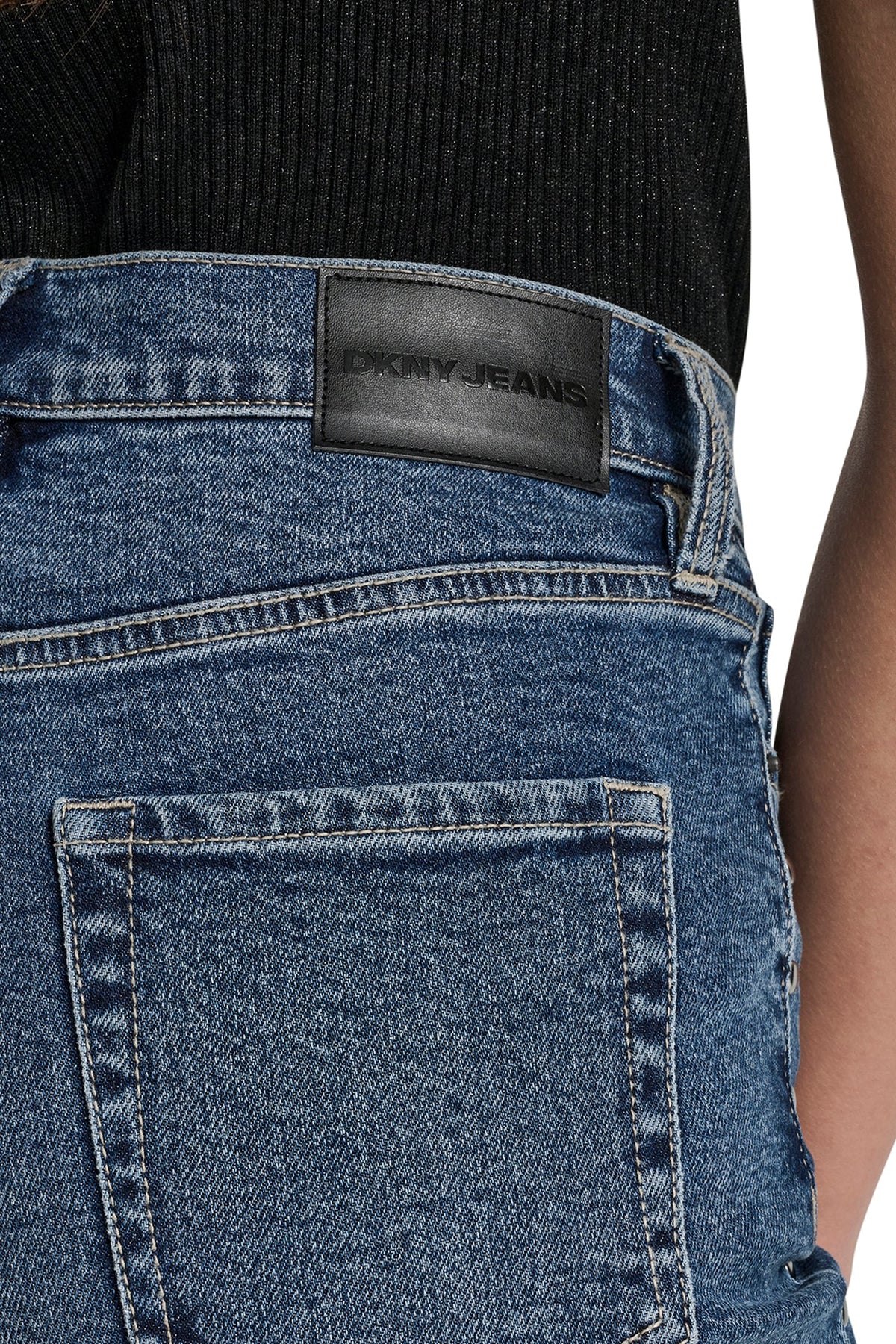 HIGH-RISE STUDDED BOOTCUT JEAN Cobble Hill | DKNY