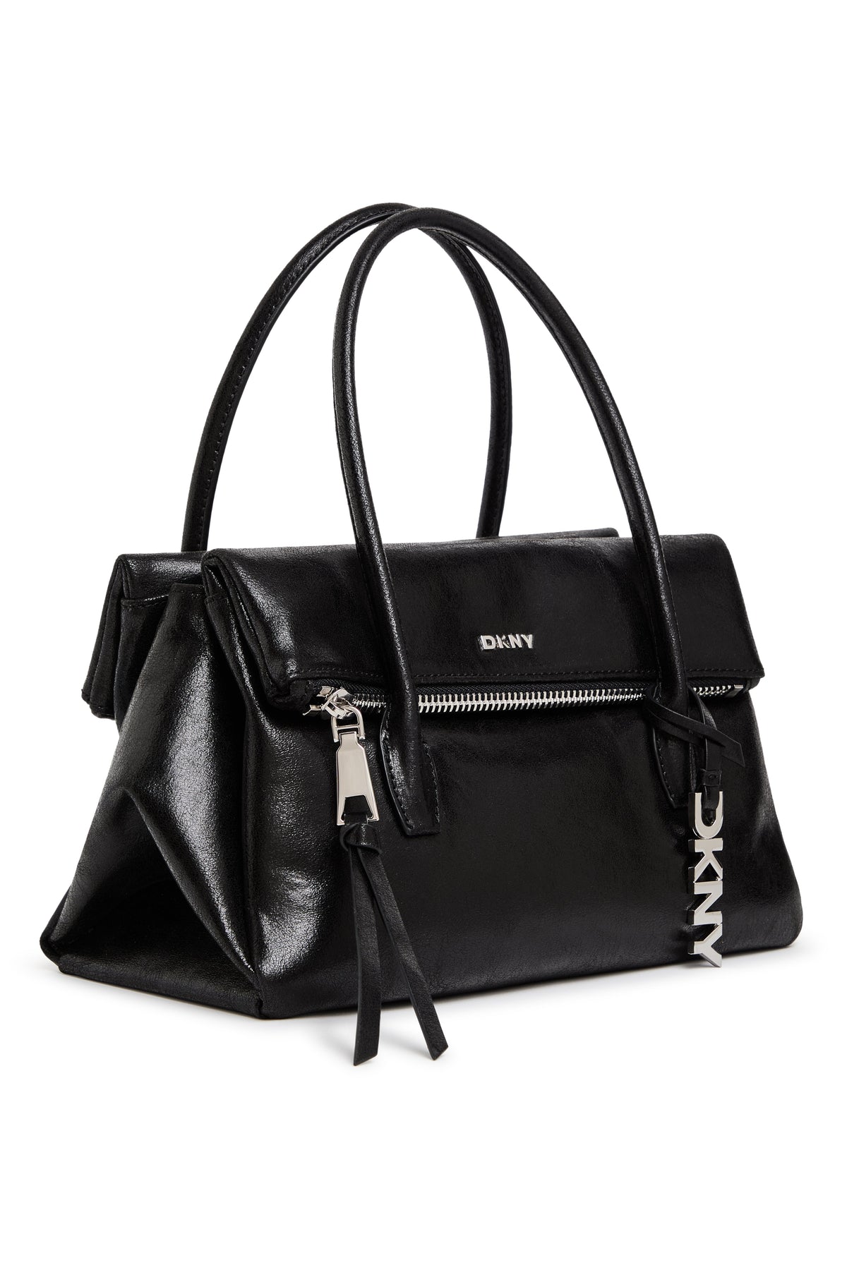 RIVINGTON MEDIUM LOGO SATCHEL Coffee Bean | DKNY