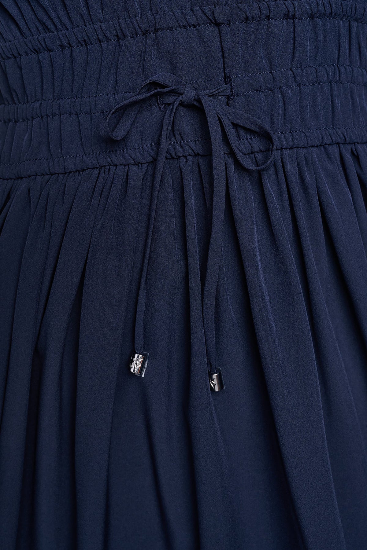 CAP SLEEVE MIDI COMMUTER SHIRT DRESS Spring Navy | DKNY
