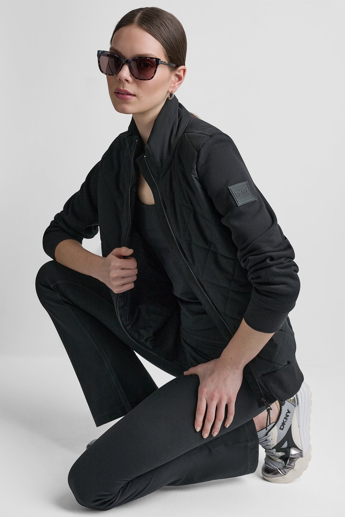 LIGHT WEIGHT HYBRID JACKET Oat | DKNY