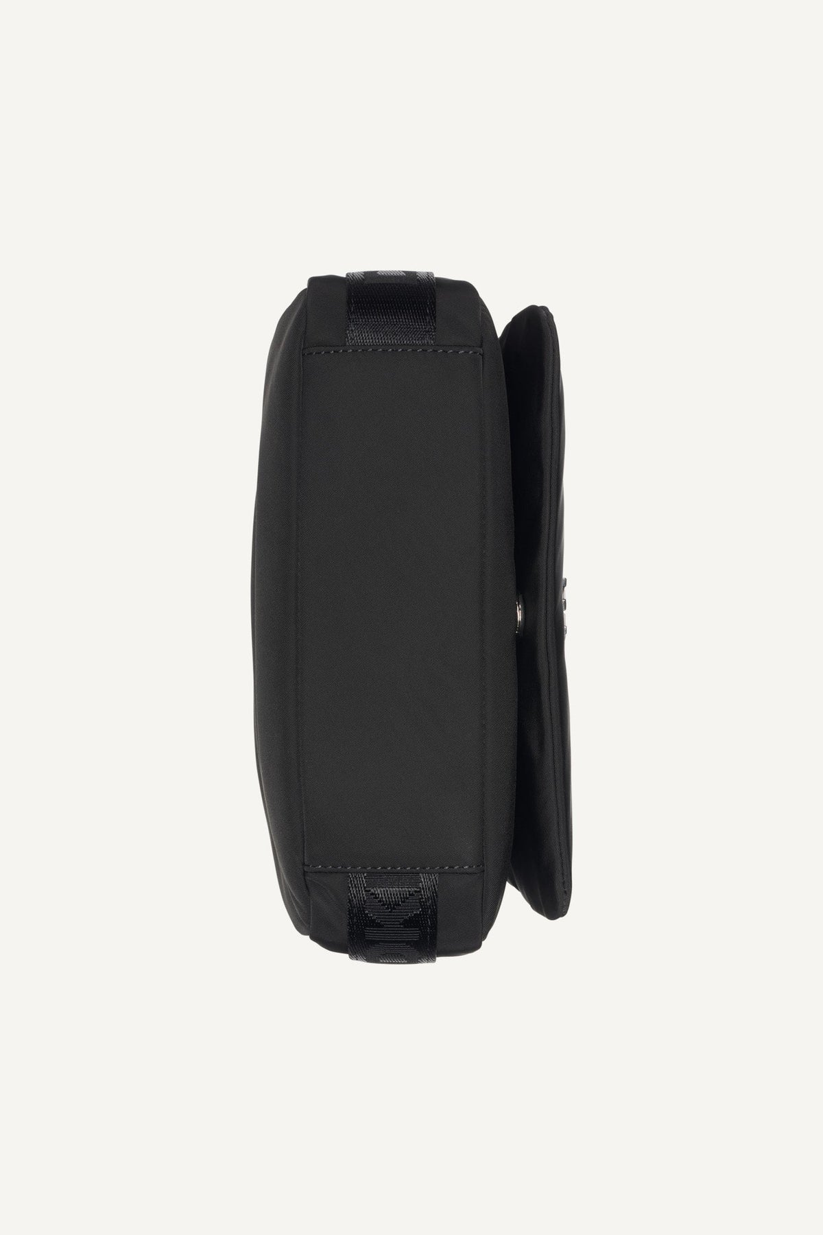 JENNY LOGO FLAP SHOULDER BAG Black/Silver | DKNY