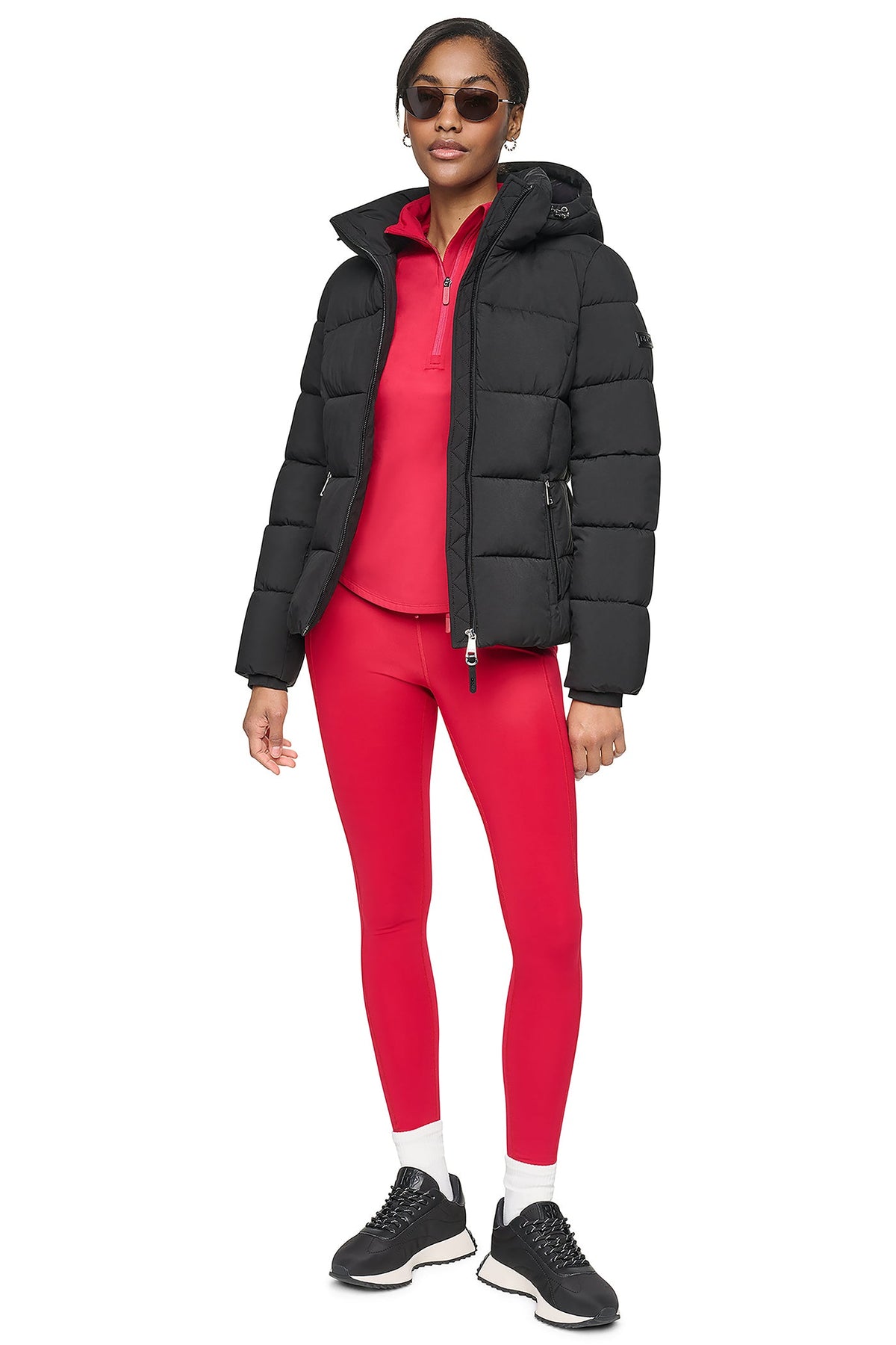 STRETCH PUFFER JACKET Black | DKNY