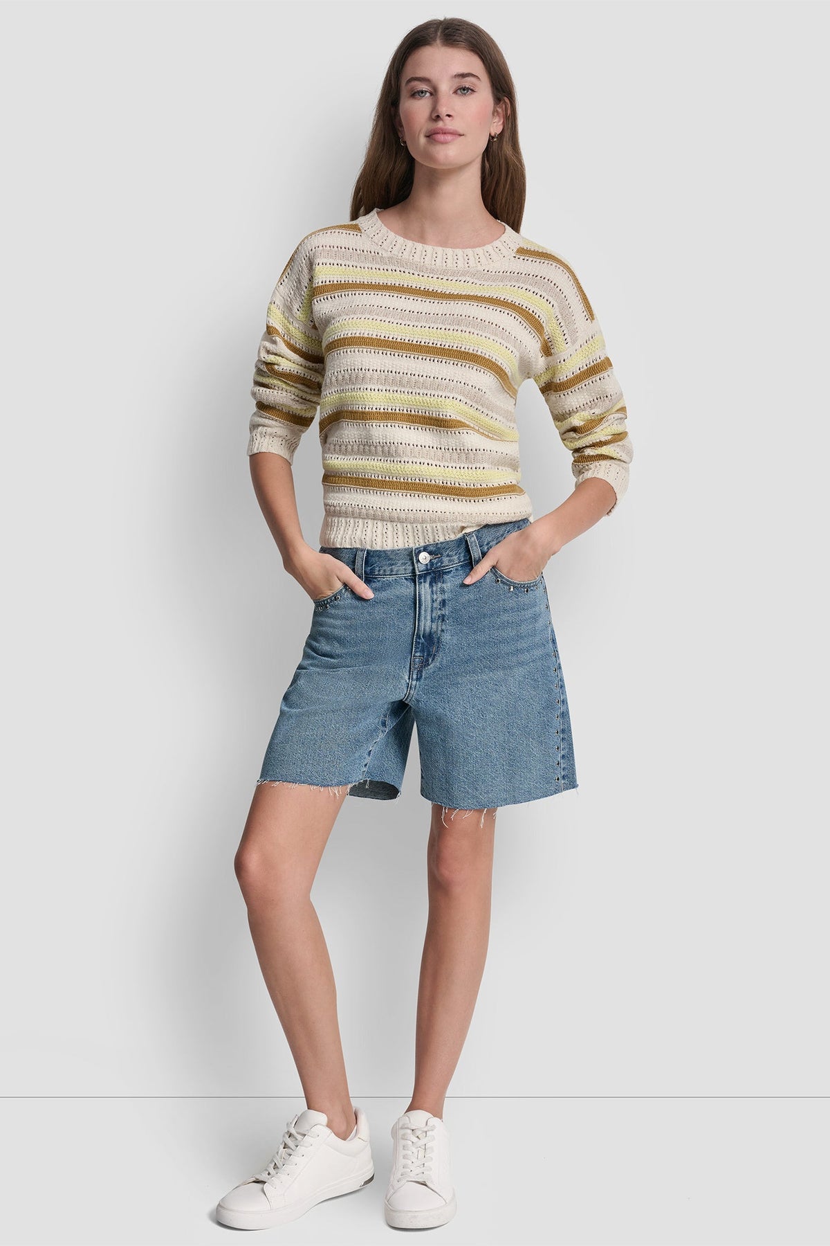 MID-RISE DENIM SHORT Cedar Street | DKNY