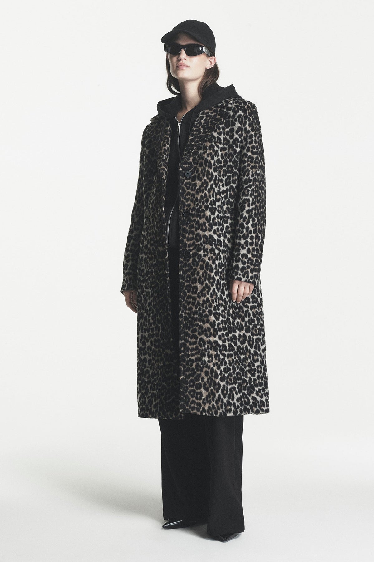 SINGLE BREASTED COAT Pearl | DKNY