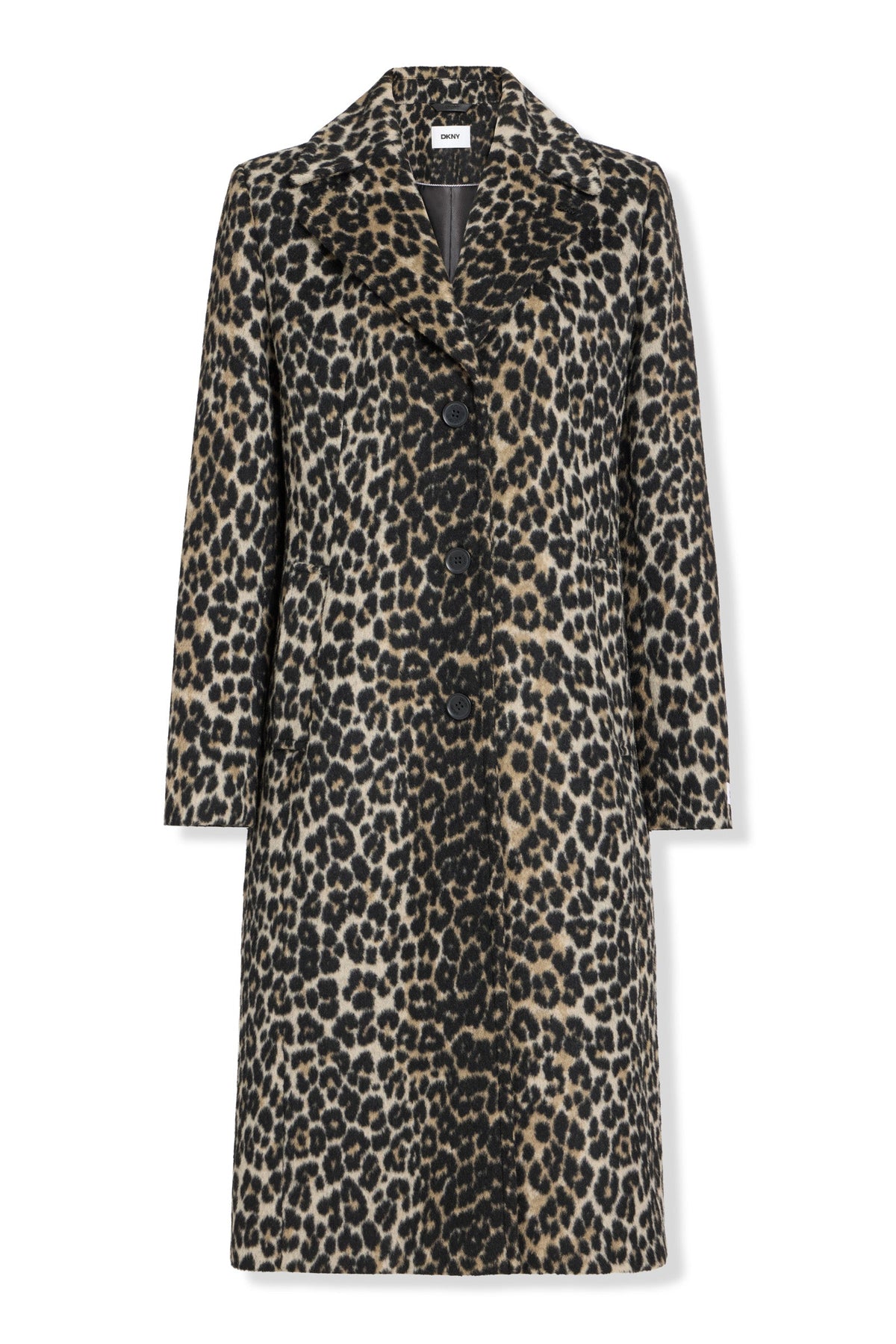 SINGLE BREASTED COAT Pearl | DKNY