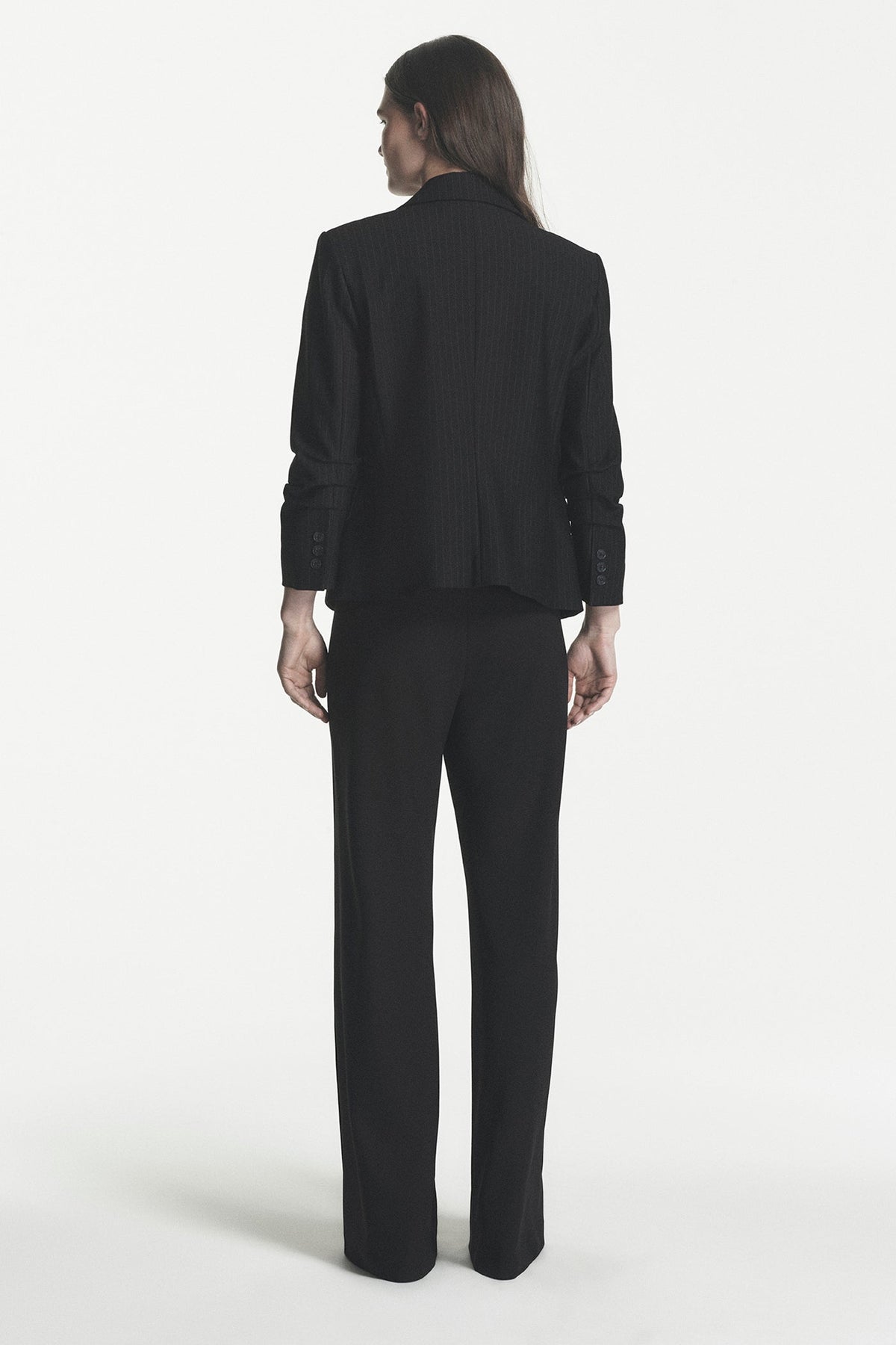 FRONT BUTTON BLAZER Black | DKNY