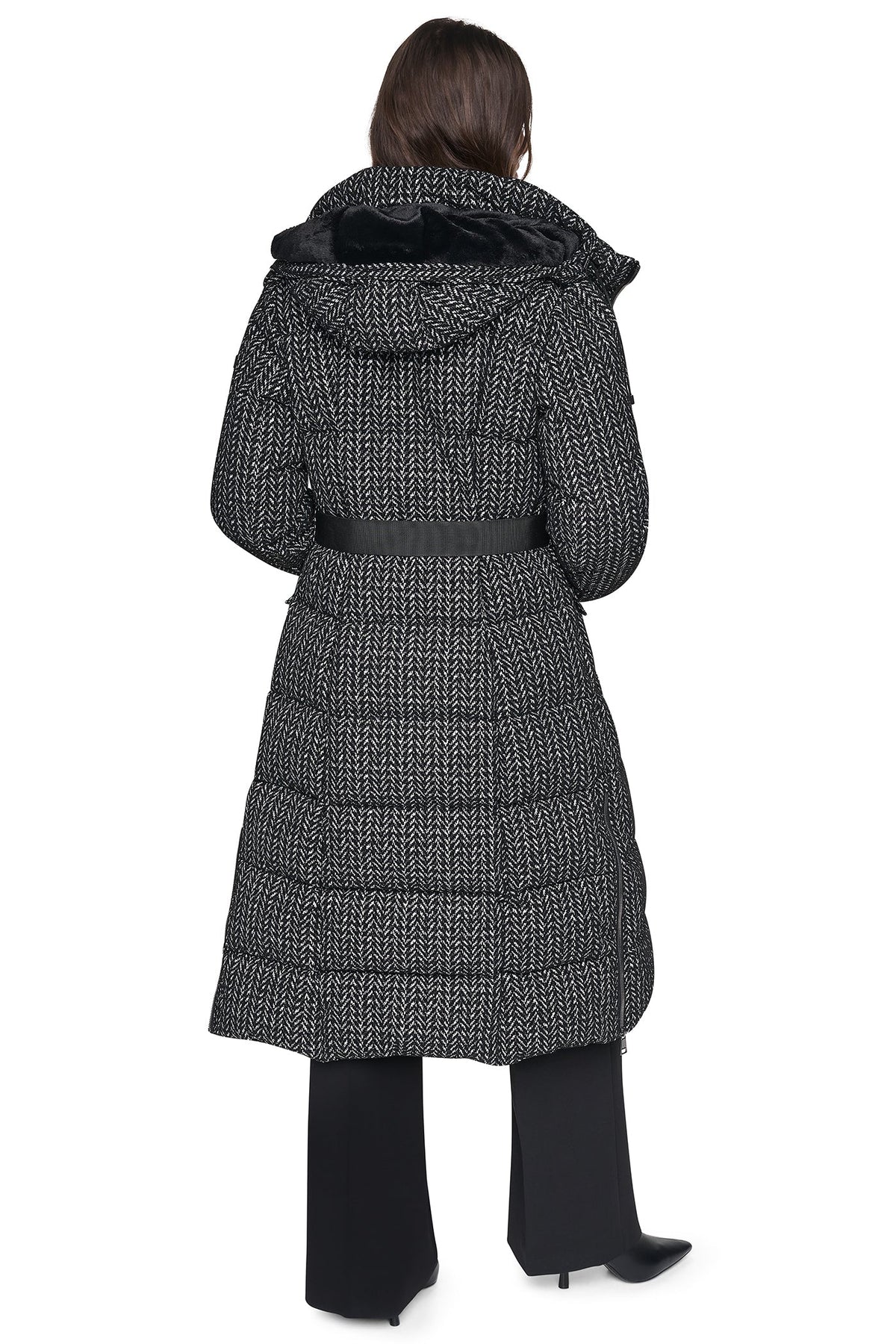 MAXI PUFFER WITH BELT Vapor | DKNY