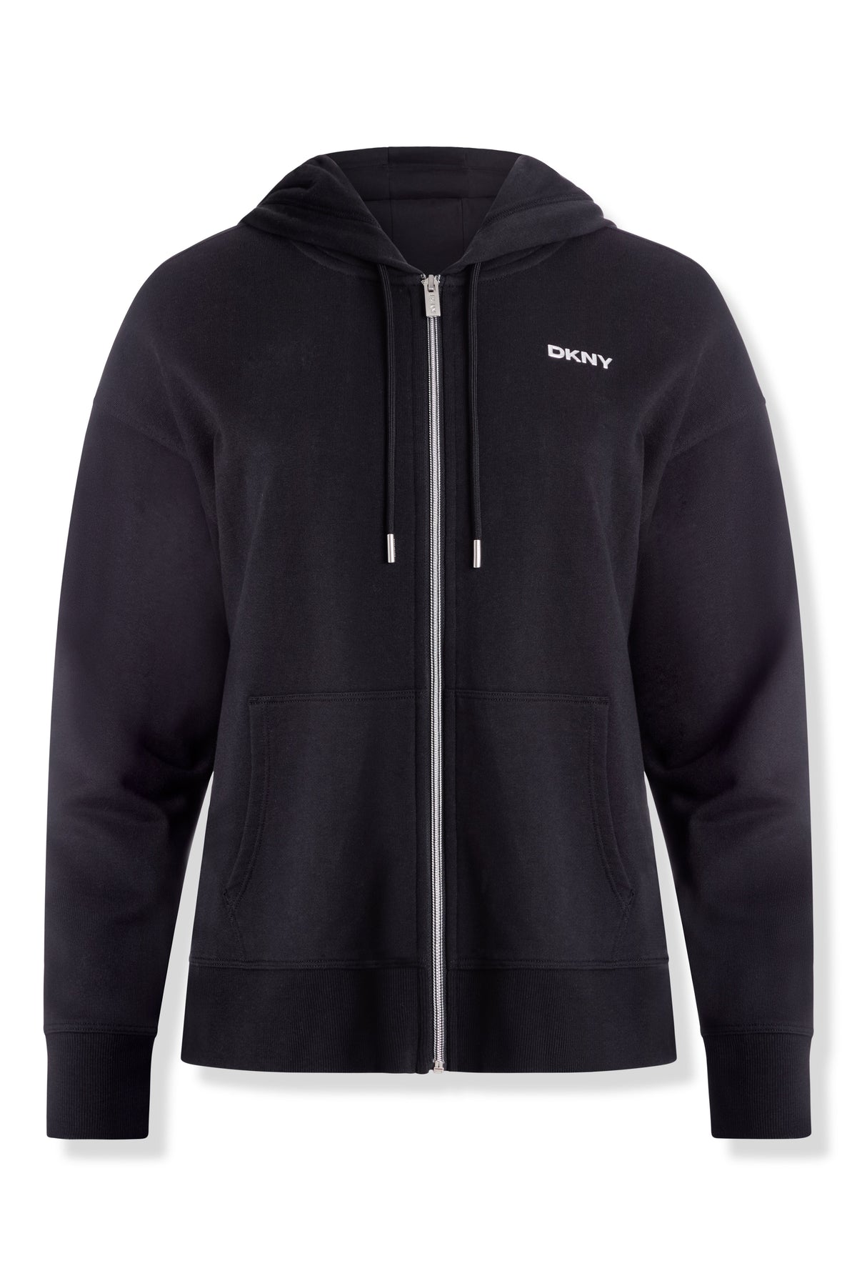 METALLIC BUBBLE FULL ZIP Black | DKNY