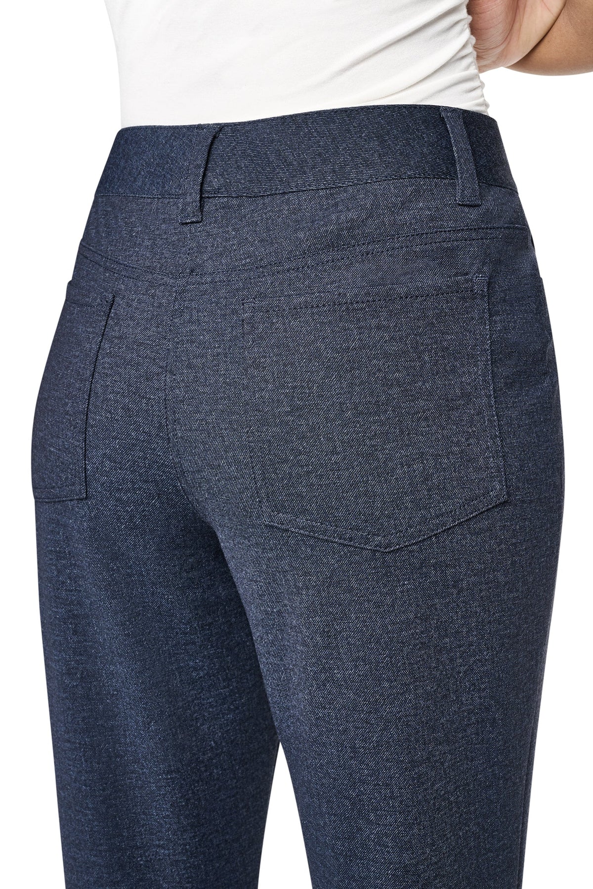 WIDE-LEG FAUX DENIM PANT Denim | DKNY
