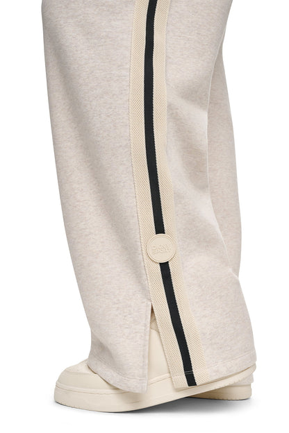 HIGH-RISE STRAIGHT LEG TRACK PANT Cortado Heather | DKNY