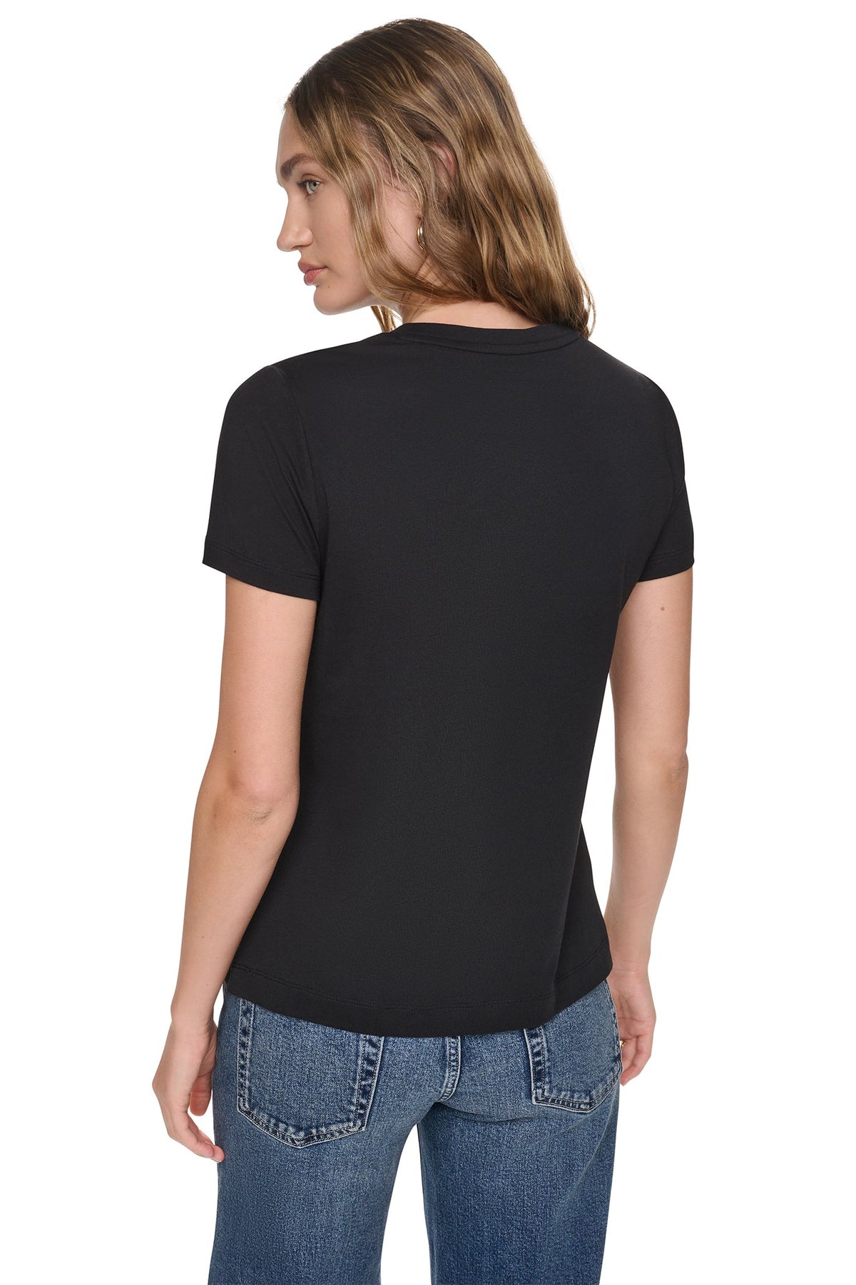 MANHATTAN PHOTO LOGO TEE Black/Manhattan Combo | DKNY