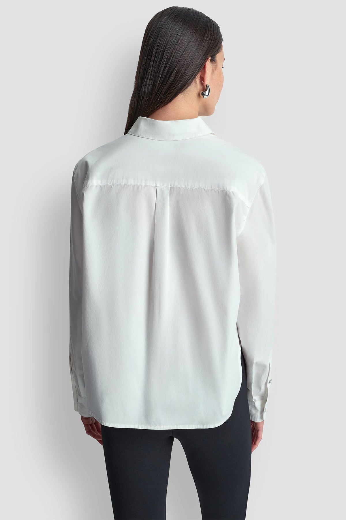 1989 LOGO PINS AND PATCHES SHIRT White | DKNY