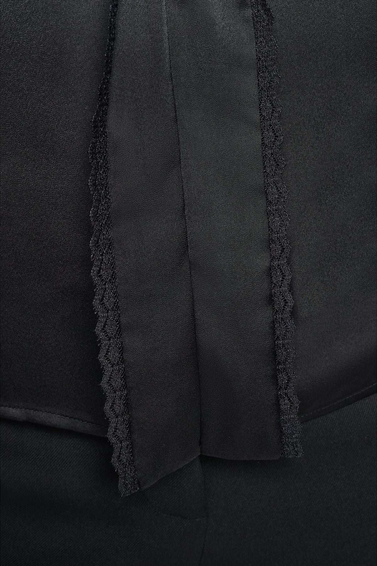 V-NECK BLOUSE Black | DKNY