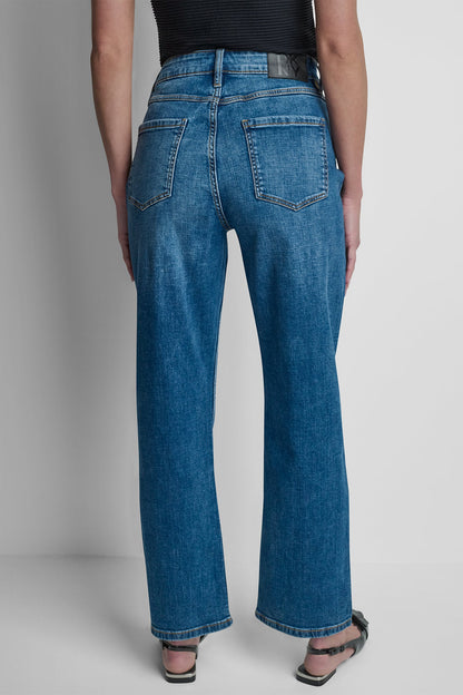 MID-RISE PINS AND PATCHES STRAIGHT-LEG JEAN Tribeca | DKNY