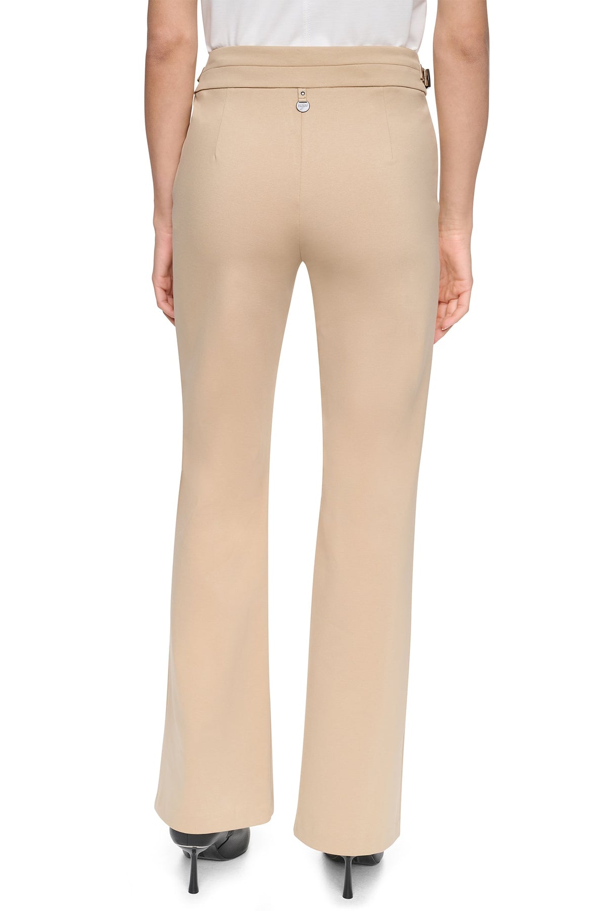 MID-RISE SOHO FLARE PANT Travertine | DKNY
