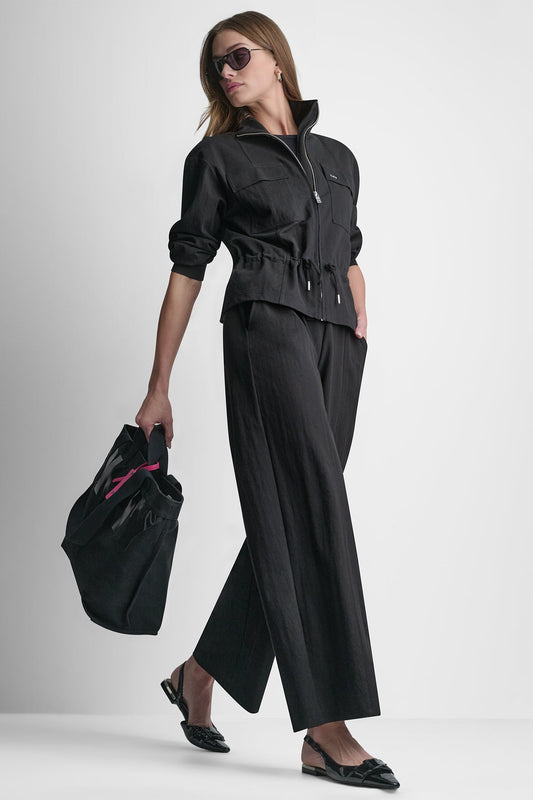 MID-RISE PULL-ON PANT Black | DKNY