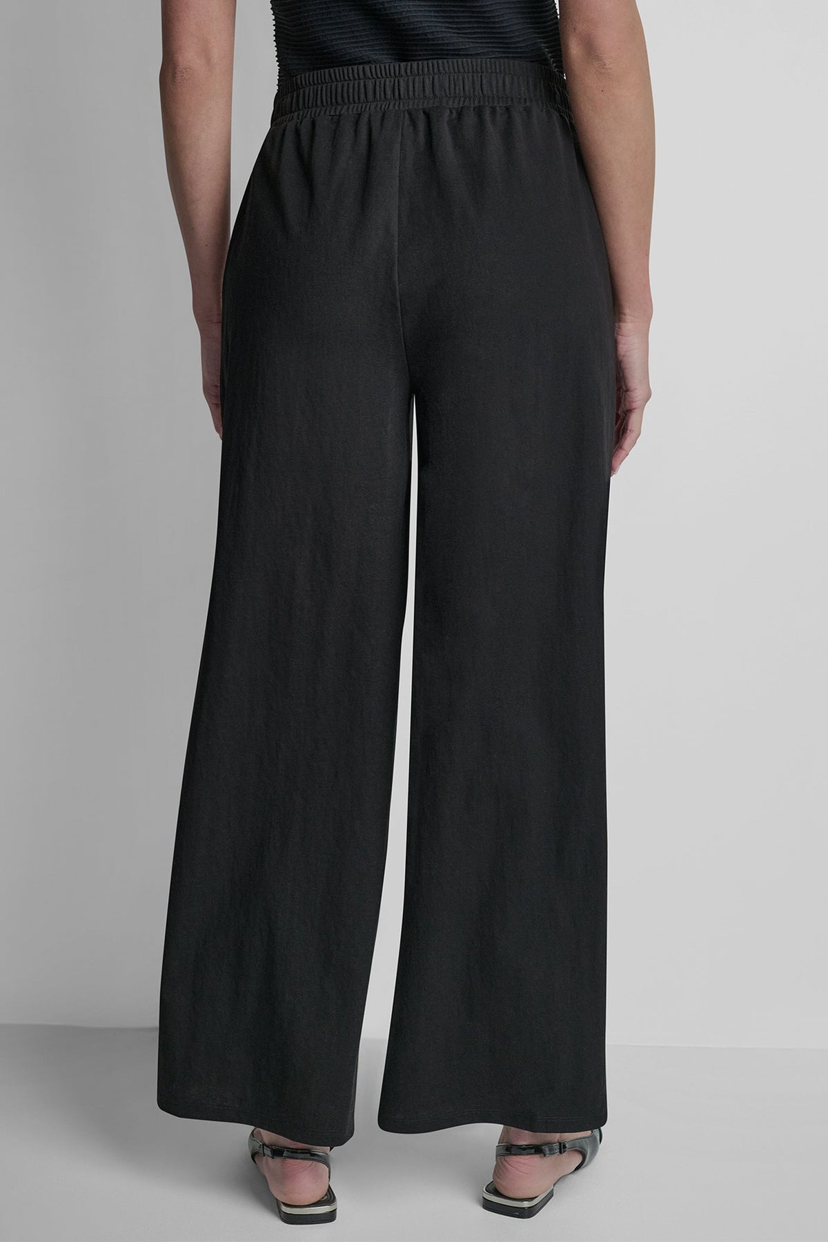 MID-RISE PULL-ON PANT Black | DKNY