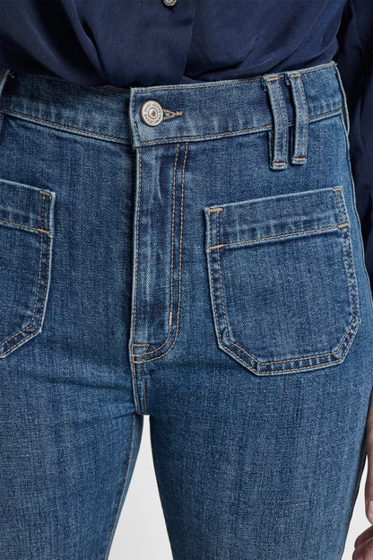HIGH-RISE FLARE JEAN HYLAN | DKNY