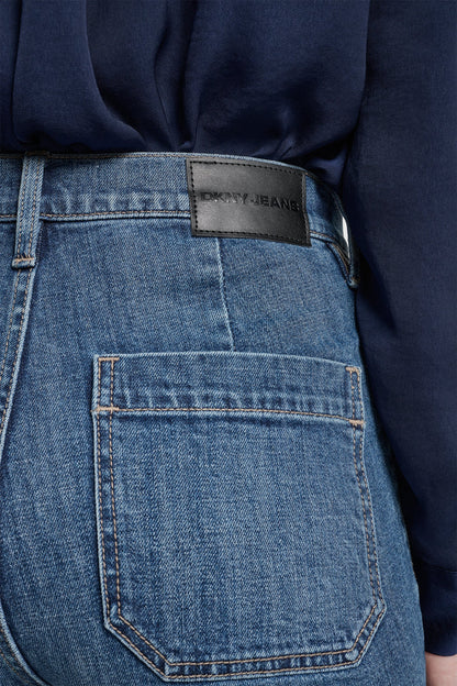 HIGH-RISE FLARE JEAN HYLAN | DKNY
