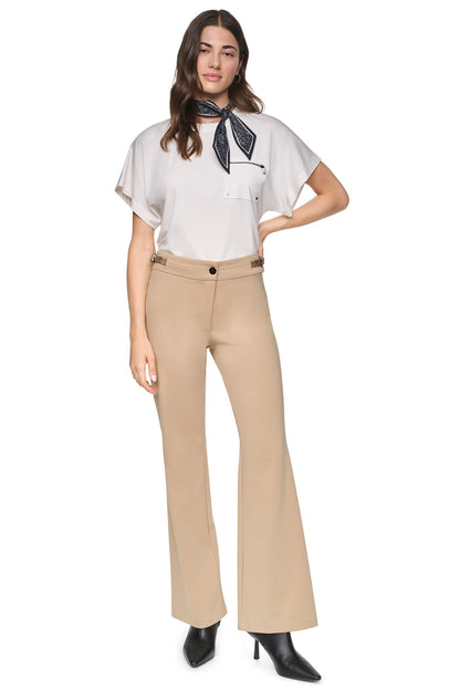 MID-RISE SOHO FLARE PANT Black | DKNY