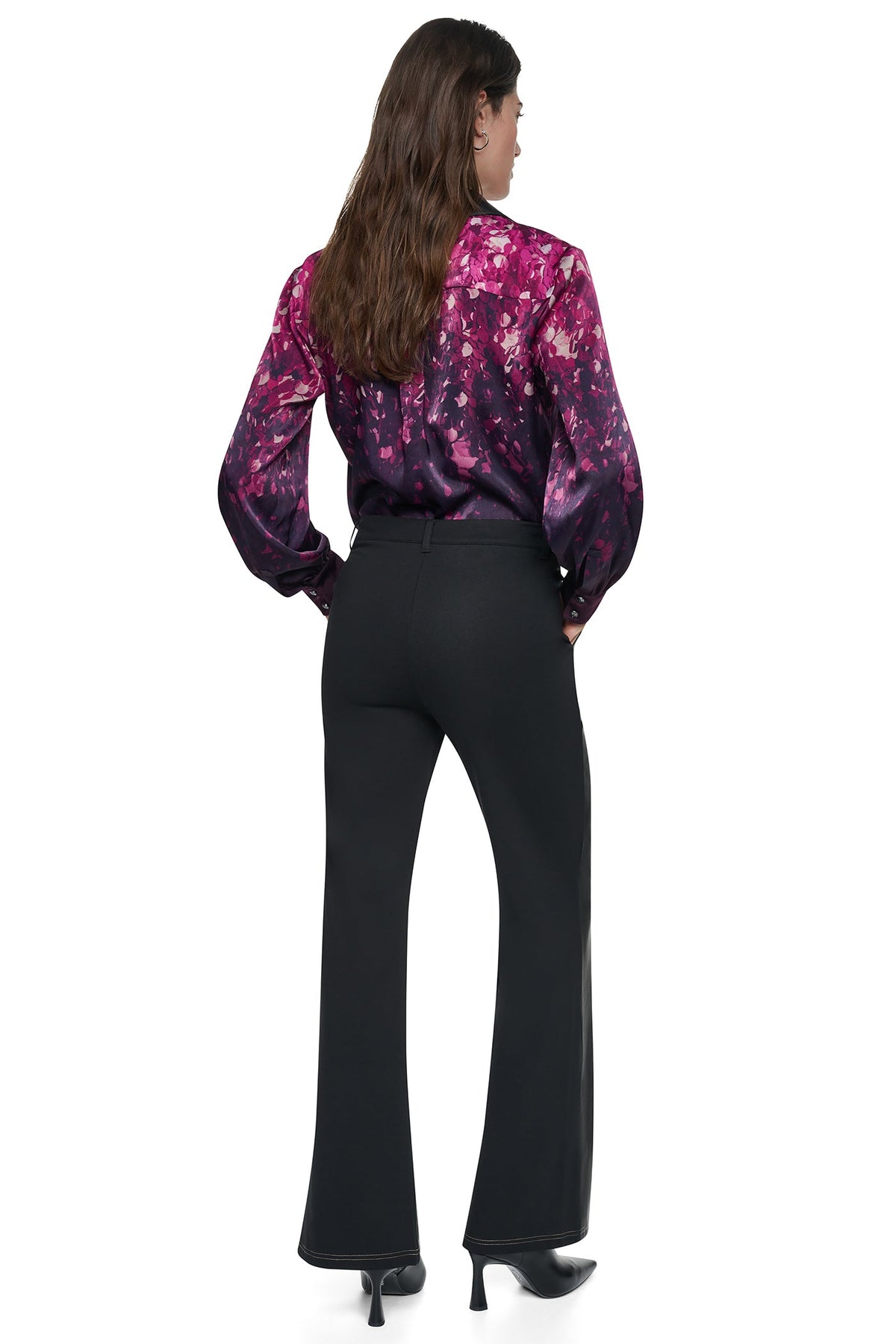 MIXED MEDIA PANT Black | DKNY