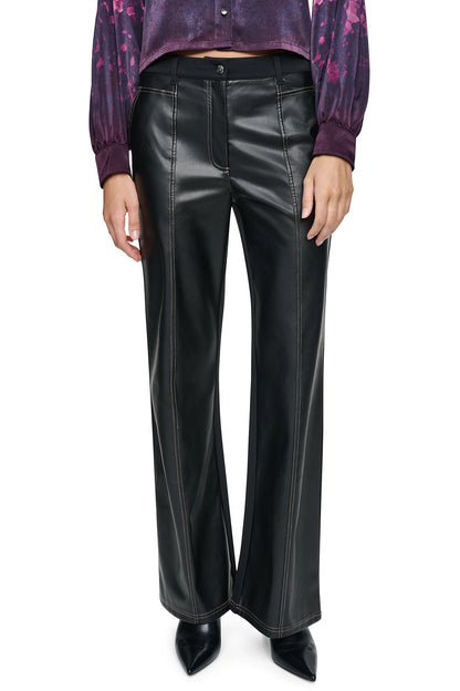 MIXED MEDIA PANT Black | DKNY