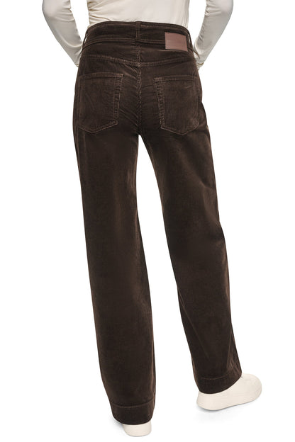 HIGH-RISE WIDE LEG PANT Espresso | DKNY