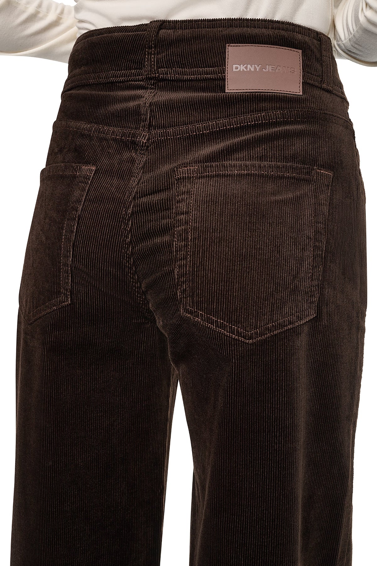 HIGH-RISE WIDE LEG PANT Espresso | DKNY