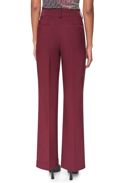 HIGH-RISE WIDE LEG PANT Cabernet | DKNY