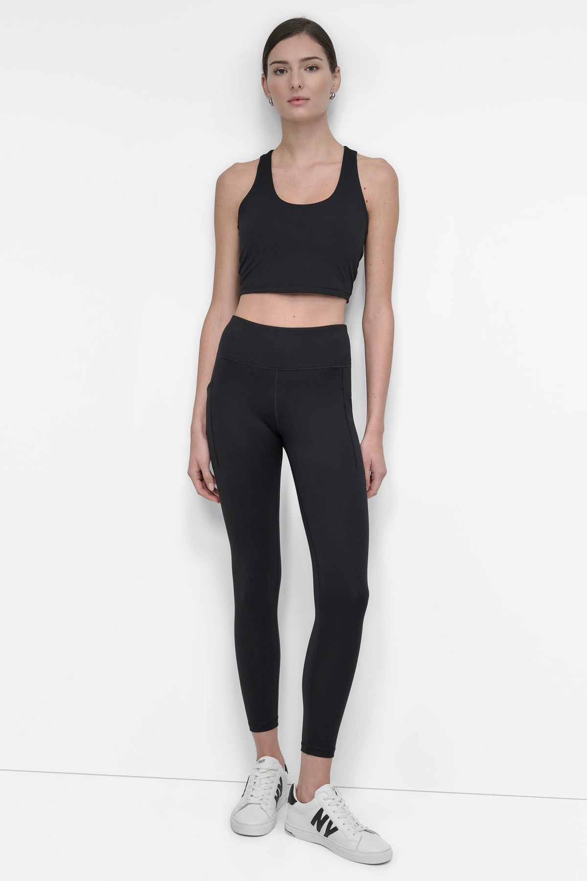 MID-RISE 7/8-LENGTH LEGGING Black | DKNY