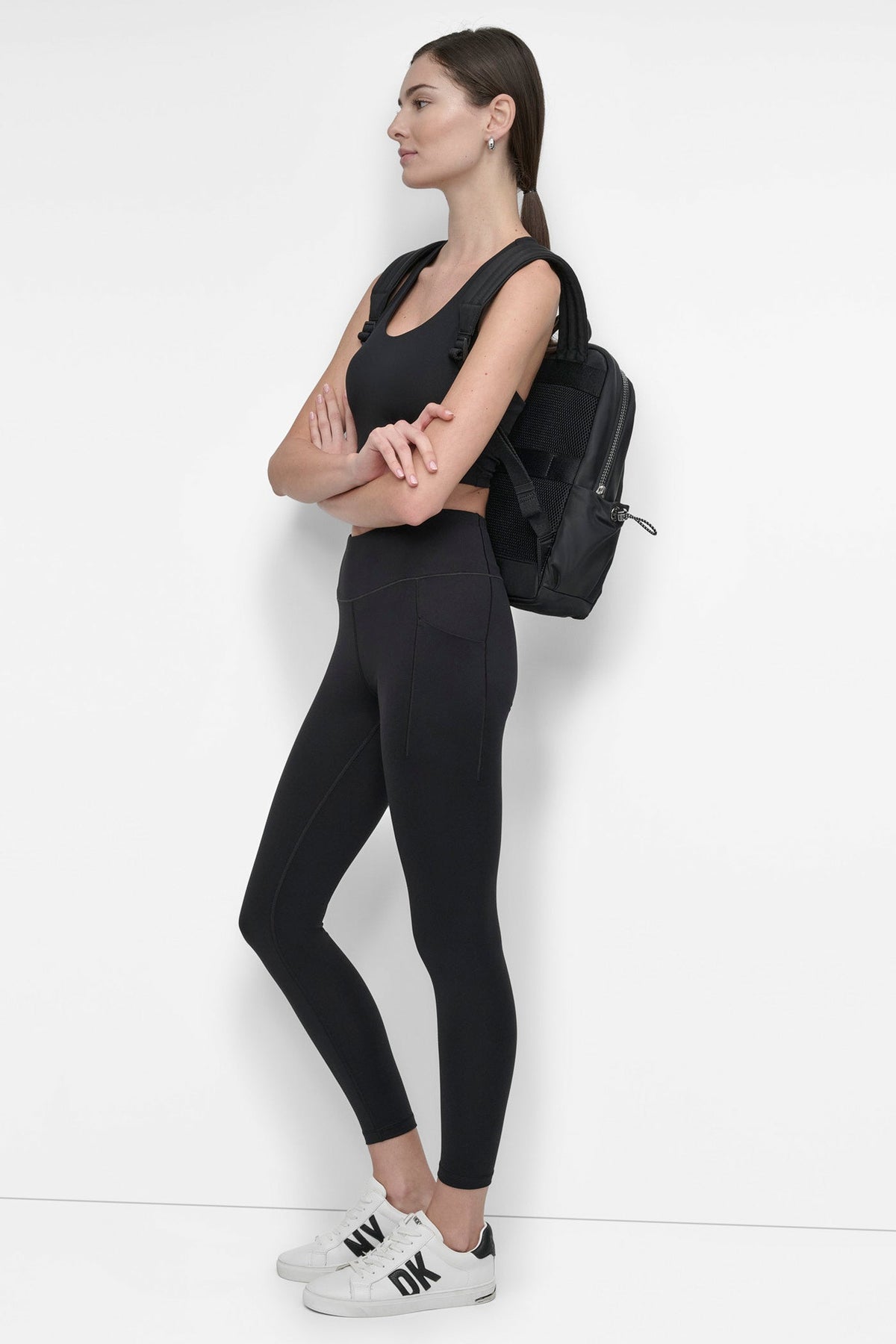 MID-RISE 7/8-LENGTH LEGGING Black | DKNY