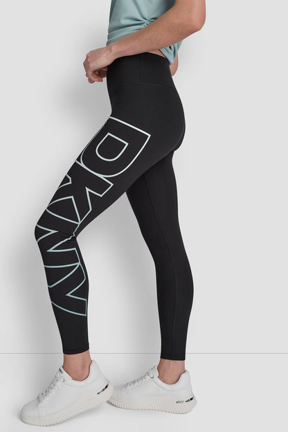 HIGH WAIST 7/8 BALANCE COMPRESSION EXPLODED OMBRE Mineral Combo | DKNY