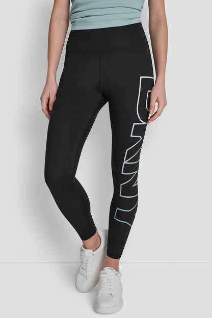 HIGH WAIST 7/8 BALANCE COMPRESSION EXPLODED OMBRE Mineral Combo | DKNY