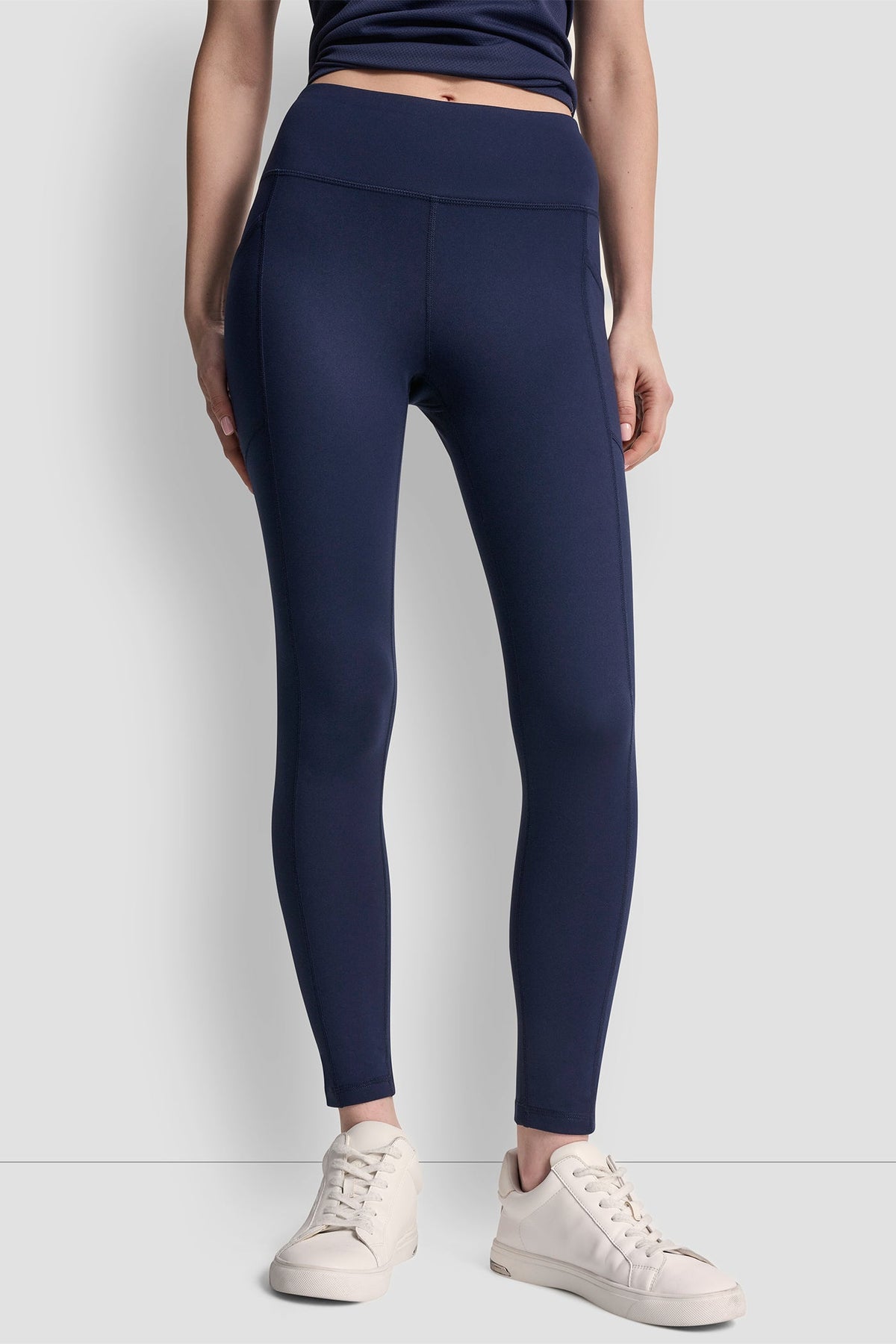 HIGH-RISE LOGO 7/8 LENGTH LEGGING Peacoat | DKNY
