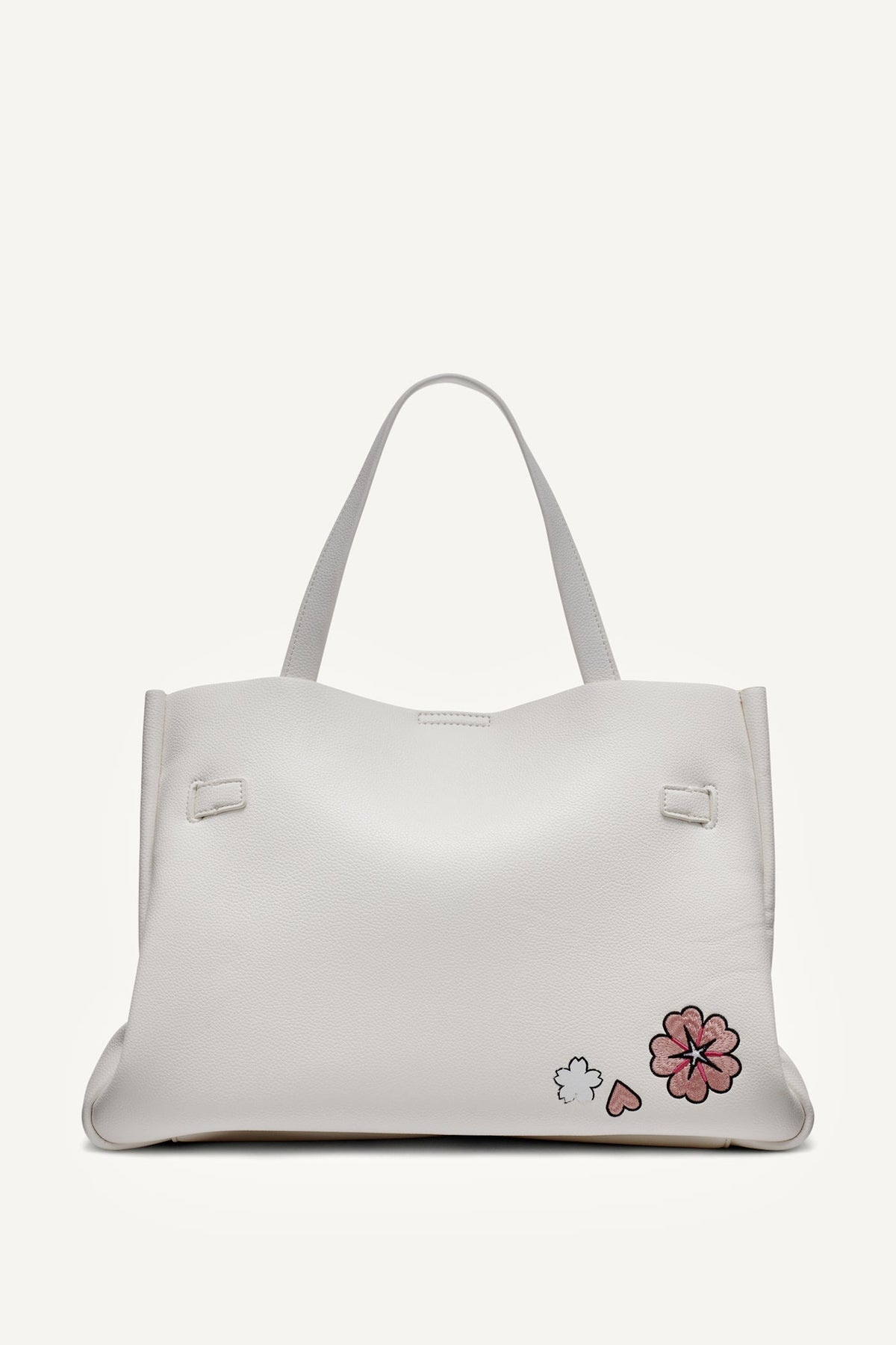 BRYAR LARGE SATCHEL Marshmallow | DKNY