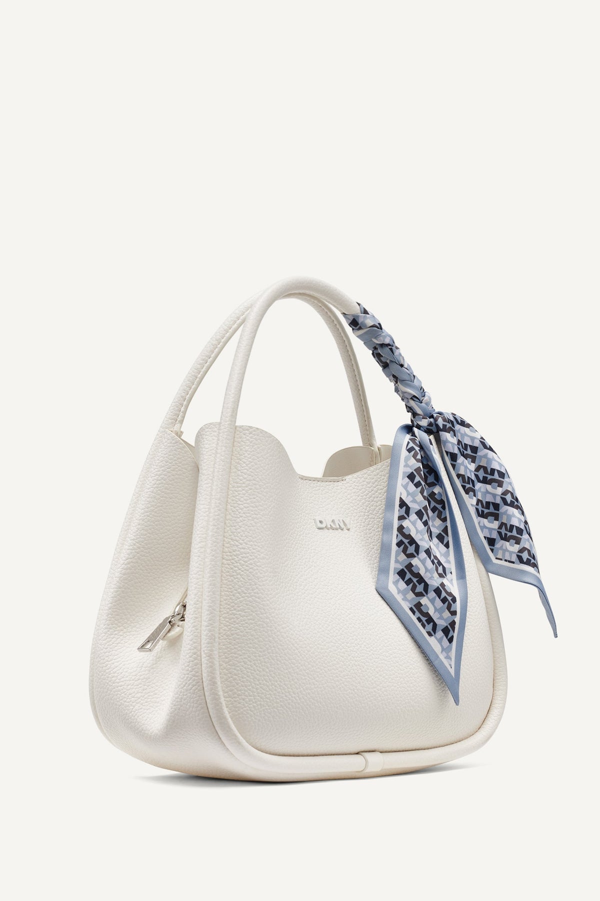 CAPRI MEDIUM HOBO BAG Marshmallow | DKNY