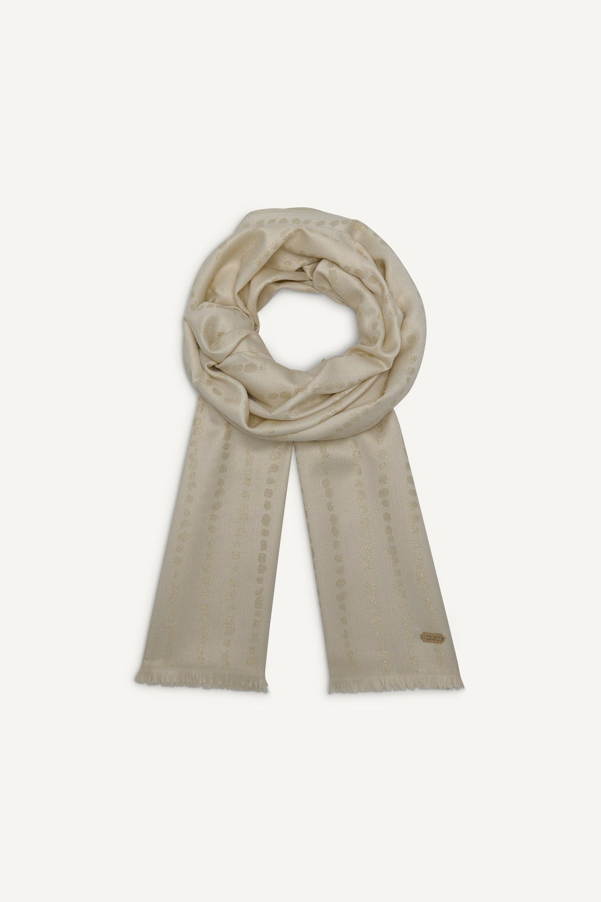 MODERN DOT METALLIC WRAP Grey | DKNY