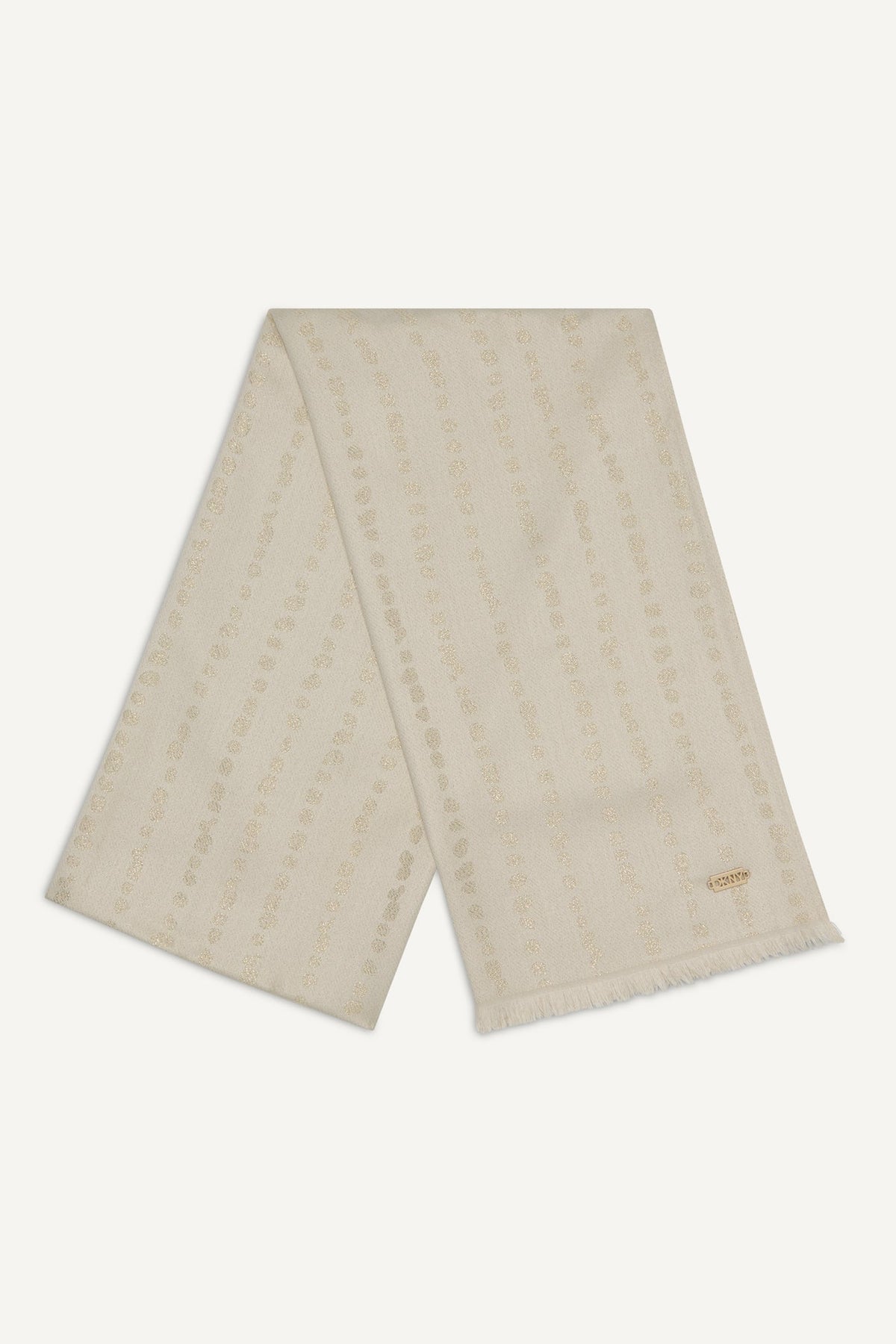 MODERN DOT METALLIC WRAP Grey | DKNY