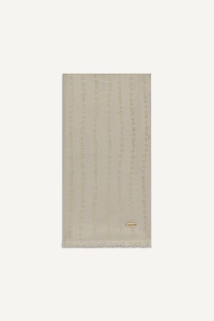 MODERN DOT METALLIC WRAP Ivory | DKNY