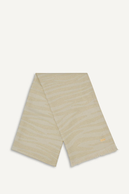 METALLIC ZEBRA WRAP Travertine | DKNY