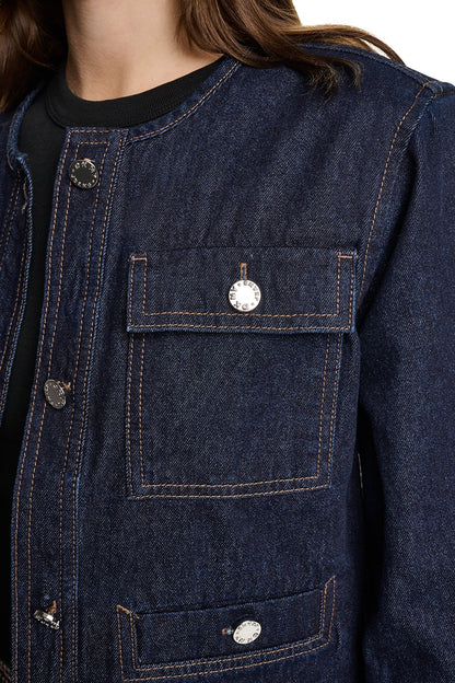 MIXED MEDIA DENIM JACKET Fearless/Houndstooth | DKNY