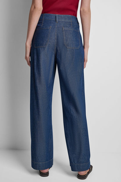 HIGH-RISE STRAIGHT LEG PANT Crosby Wash | DKNY