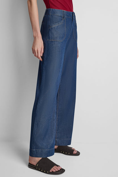 HIGH-RISE STRAIGHT LEG PANT Crosby Wash | DKNY