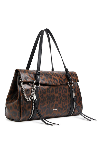 SKYE MEDIUM SATCHEL Leopard | DKNY