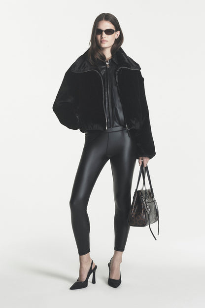 SKYE MEDIUM SATCHEL Leopard | DKNY