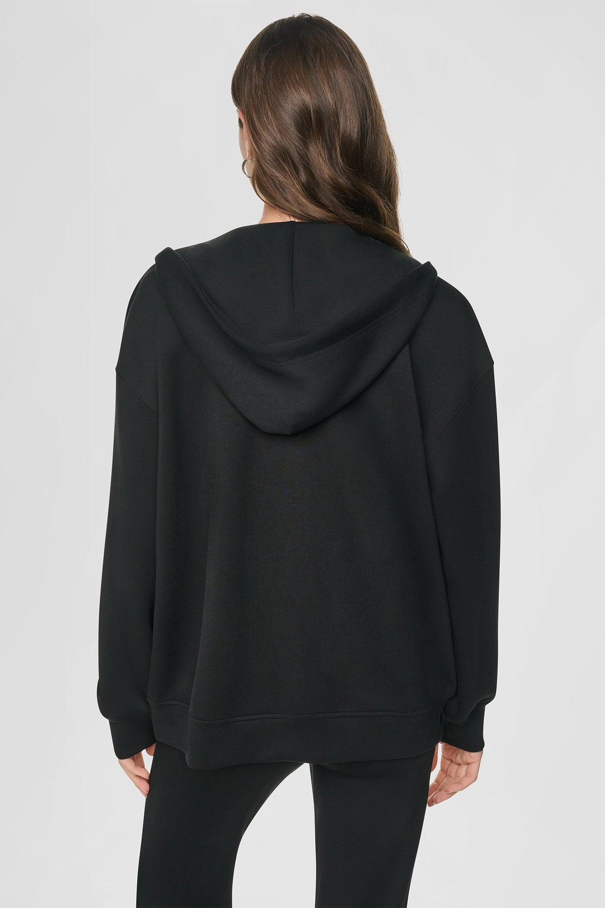 STUDDED ANIMAL PRINT HOODIE Black | DKNY