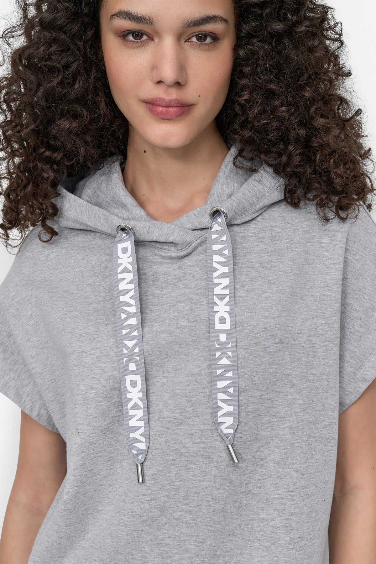 TWO-TONE LOGO DRAWCORD SNEAKER DRESS Punch | DKNY