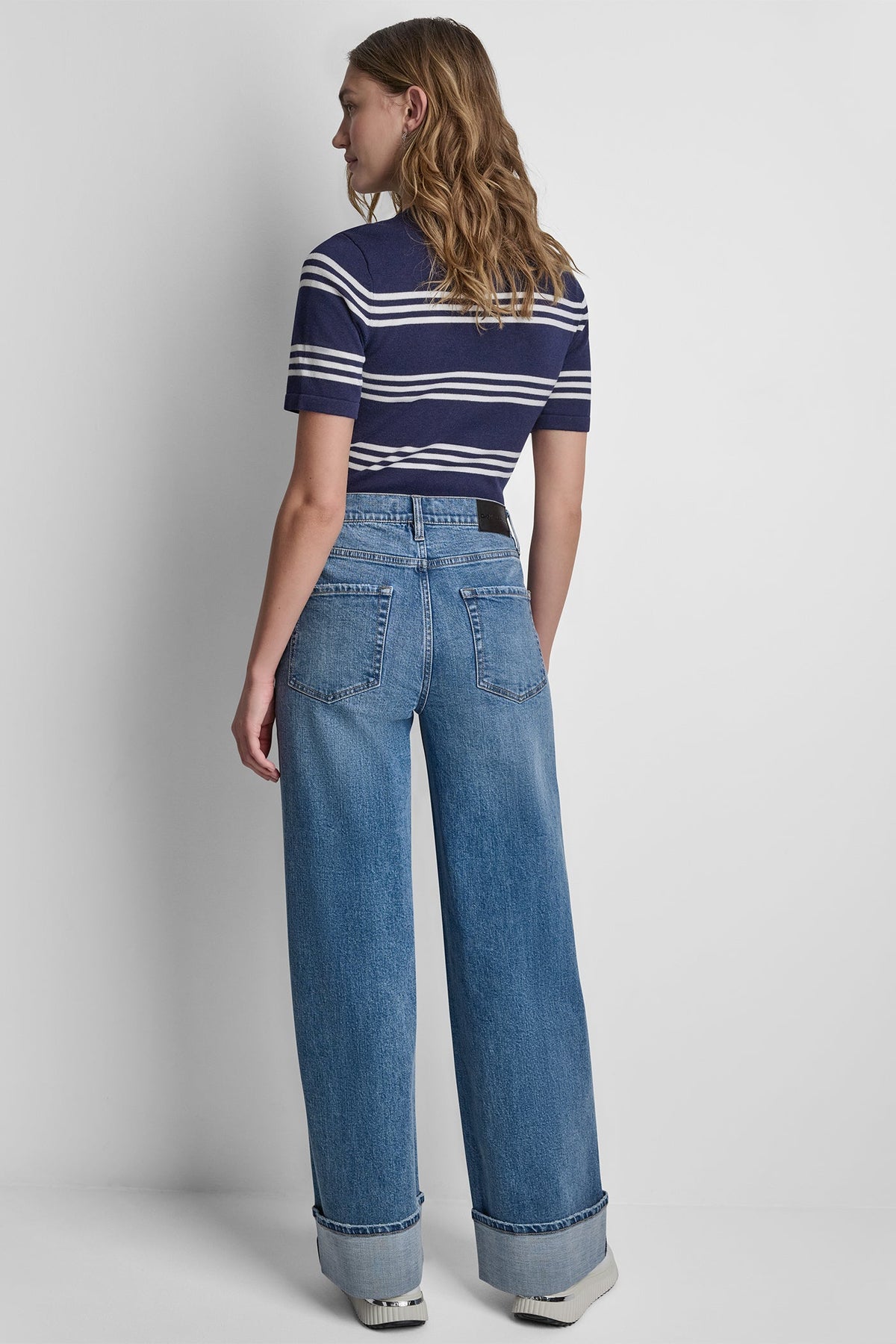 HIGH-RISE CUFFED WIDE LEG Liberty | DKNY