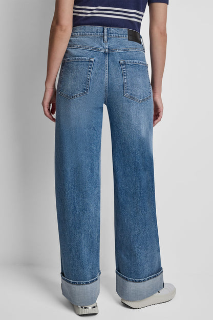 HIGH-RISE CUFFED WIDE LEG Liberty | DKNY